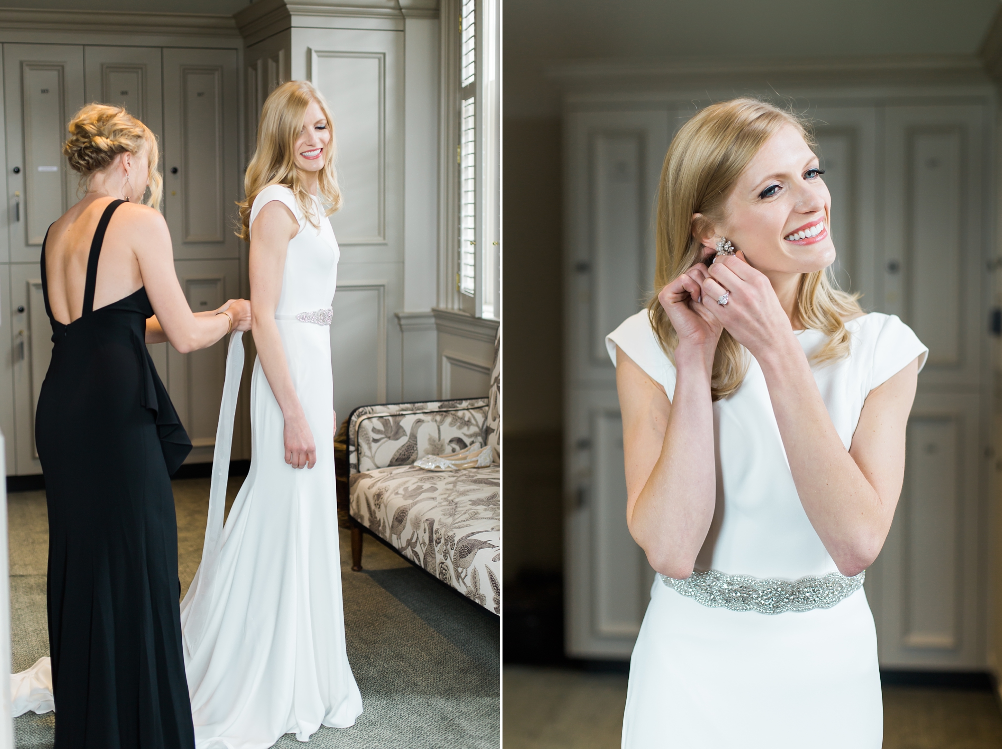 Bride Getting Ready at East Lake Golf Club. Photos by Top Atlanta Wedding Photographer Leigh Wolfe Photography