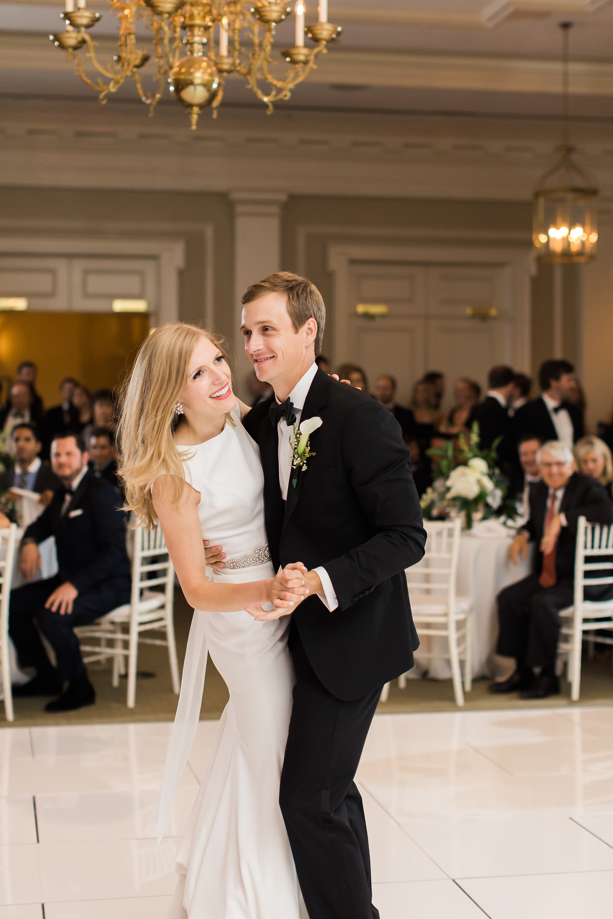 Bride and Groom dancing at prestigious East Lake Golf Club. All photos by Atlanta's Top Wedding Photographer Leigh Wolfe Photography