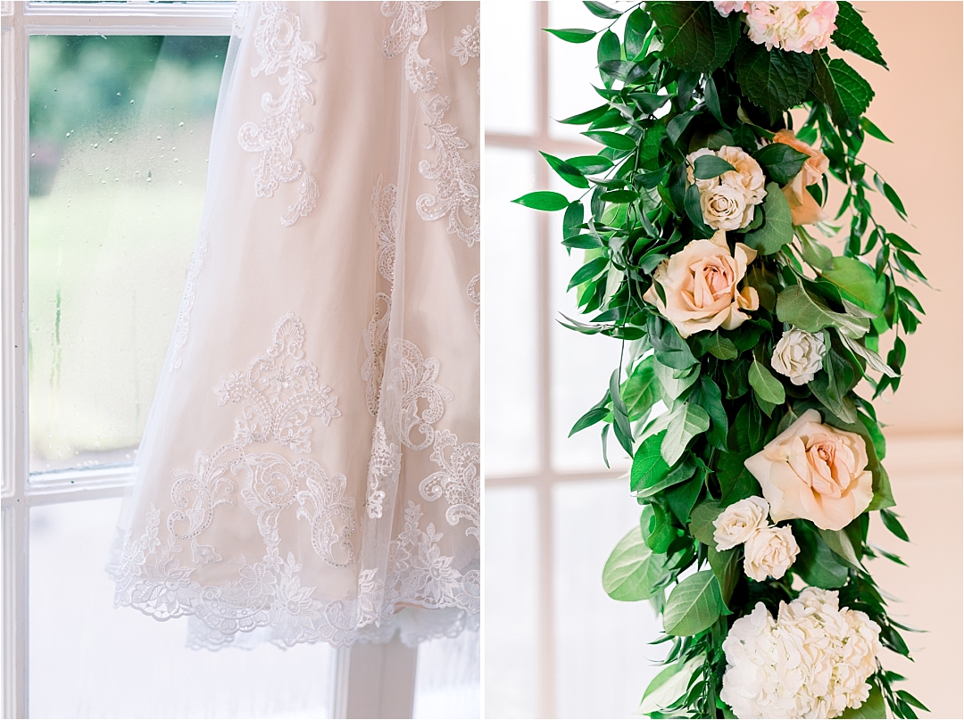 dress and floral details_Photos by Leigh Wolfe, Atlanta's Top Wedding Photographer