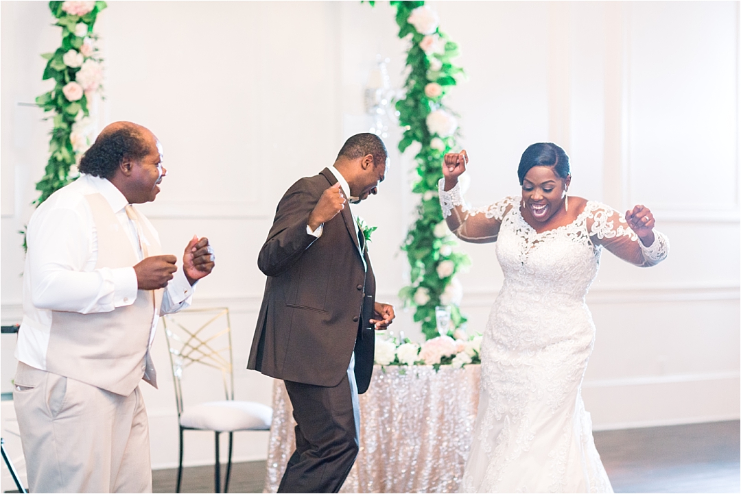 dancing bride and groom_Photos by Leigh Wolfe, Atlanta's Top Wedding Photographer