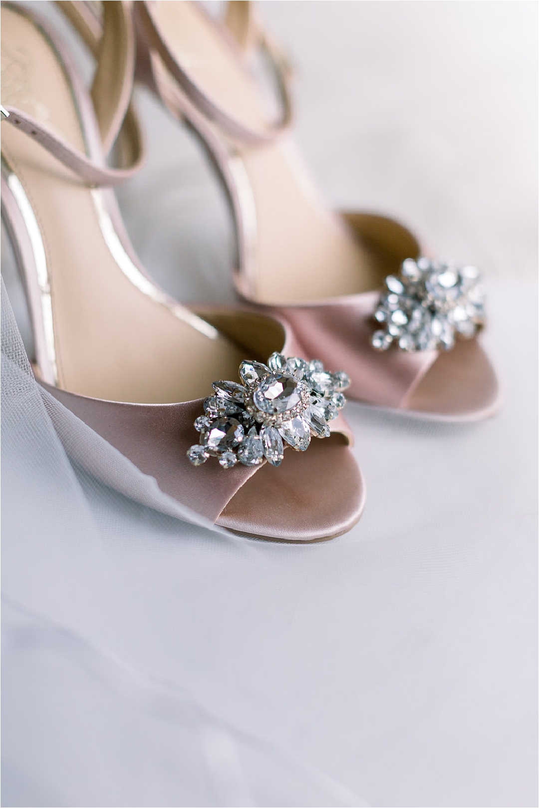 Blush wedding shoes_Photos by Leigh Wolfe, Atlanta's top wedding photographer
