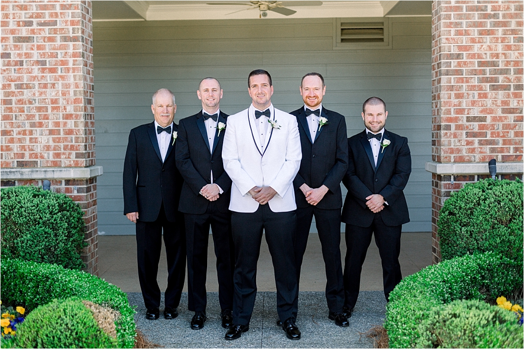 groomsmen in tuxes_Photos by Leigh Wolfe, Atlanta's Top Wedding Photographer