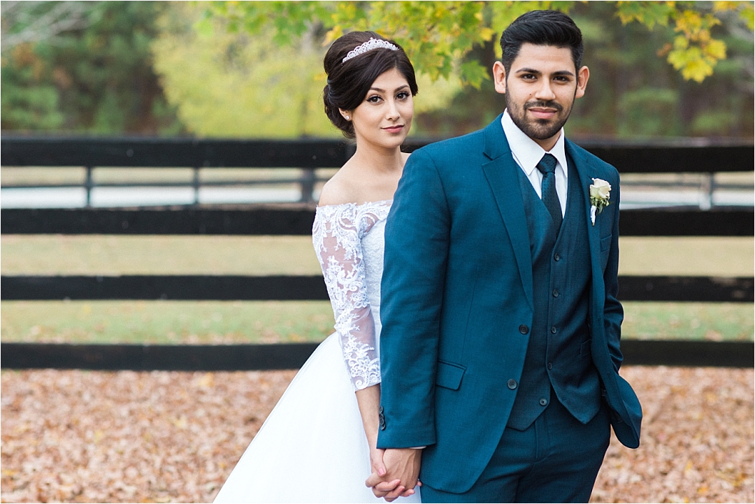 stunning bride and groom in white and navy_Photos by Leigh Wolfe, Atlanta's Top Wedding Photographer