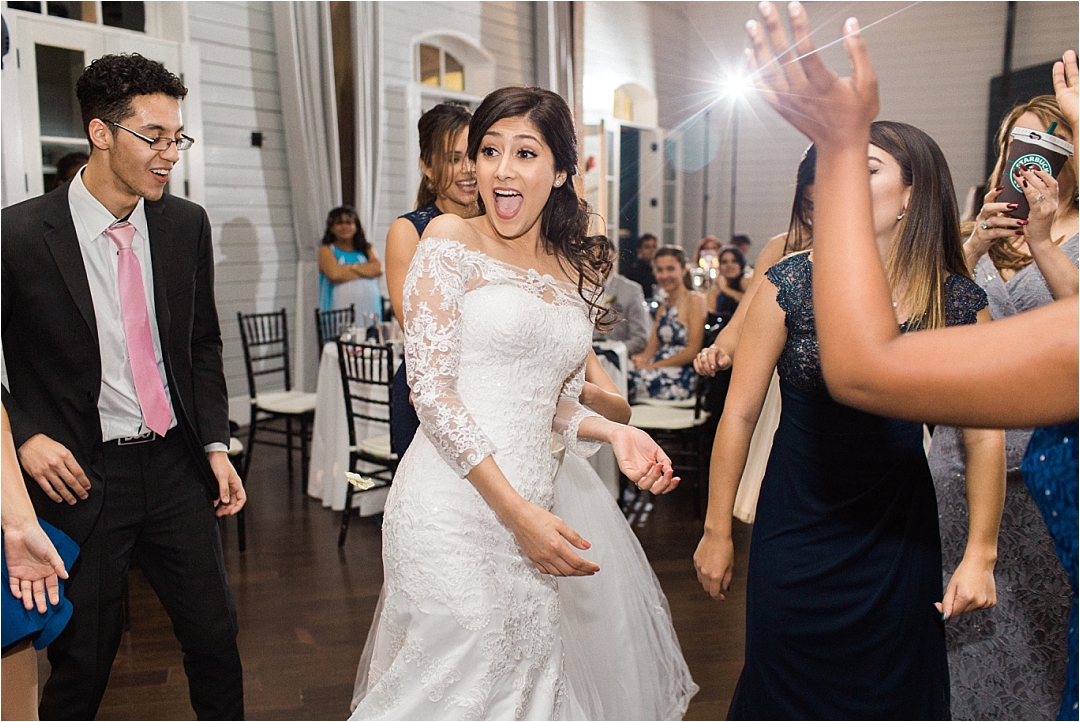 bride dancing at reception_Photos by Leigh Wolfe, Atlanta's Top Wedding Photographer