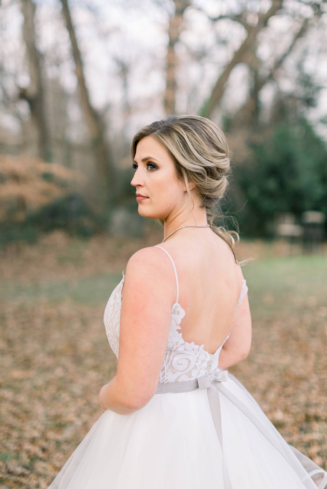 Blush by Hayley Paige wedding gown. NYE wedding at the Stave Room by Atlanta wedding photographer Leigh Wolfe Photography.