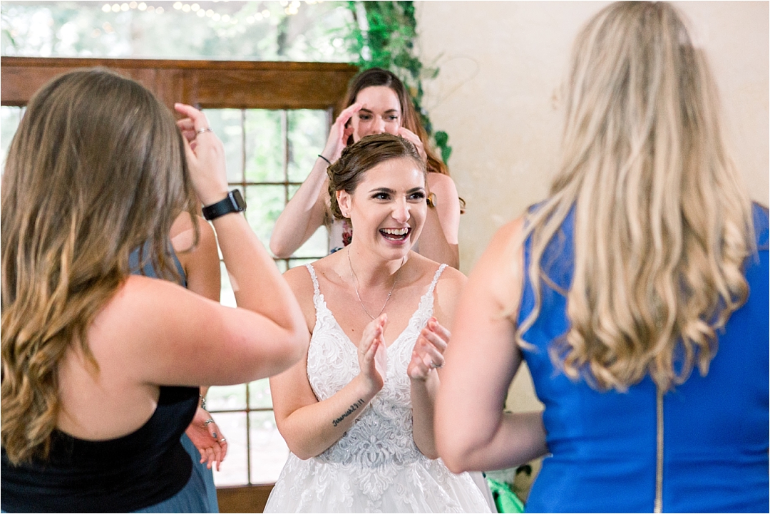 Happy dancing bride_Photos by Leigh Wolfe, Atlanta's Top Wedding Photographer