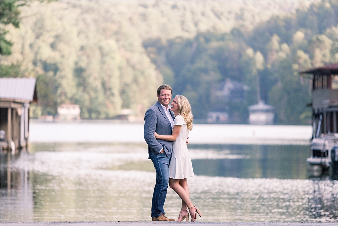 lake rabun engagement photos_Photos by Leigh Wolfe, Atlanta's Top Wedding Photographer