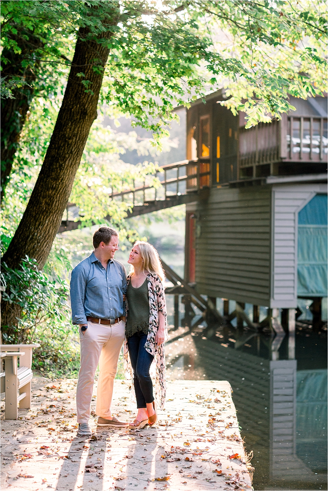 engagement session on the dock_Photos by Leigh Wolfe, Atlanta's Top Wedding Photographer