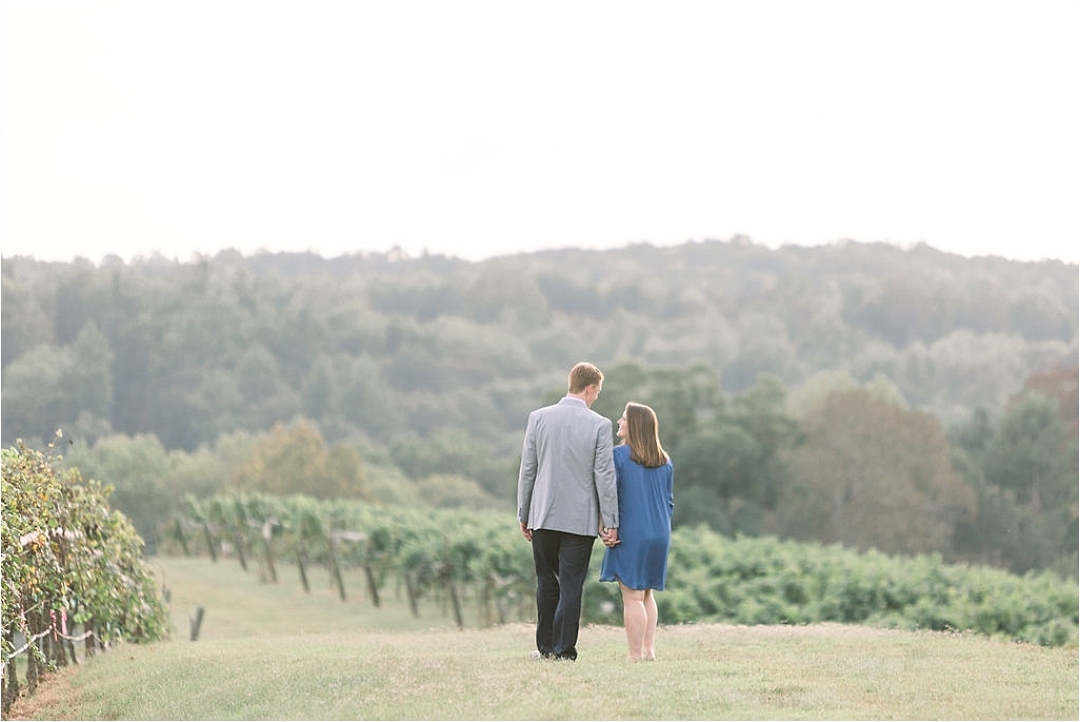 couple on hill at mountain winery_Photos by Leigh Wolfe, Atlanta's Top Wedding Photographer