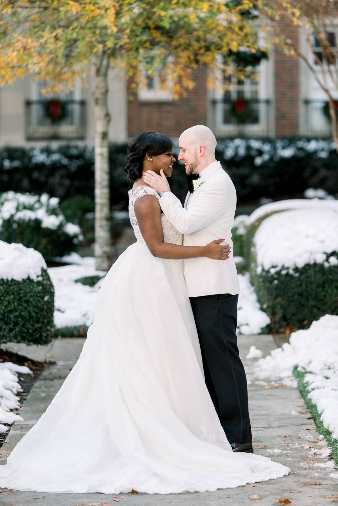 A Winter Wonderland Wedding at the Biltmore Ballrooms in Atlanta, GA by Leigh Wolfe Photography