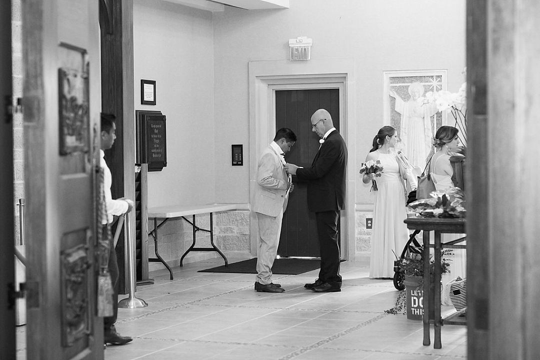 Traditional Church wedding ceremony, First look, bride and groom, Photos by Leigh Wolfe, Atlanta's top wedding photographer (c) Leigh Wolfe Photography