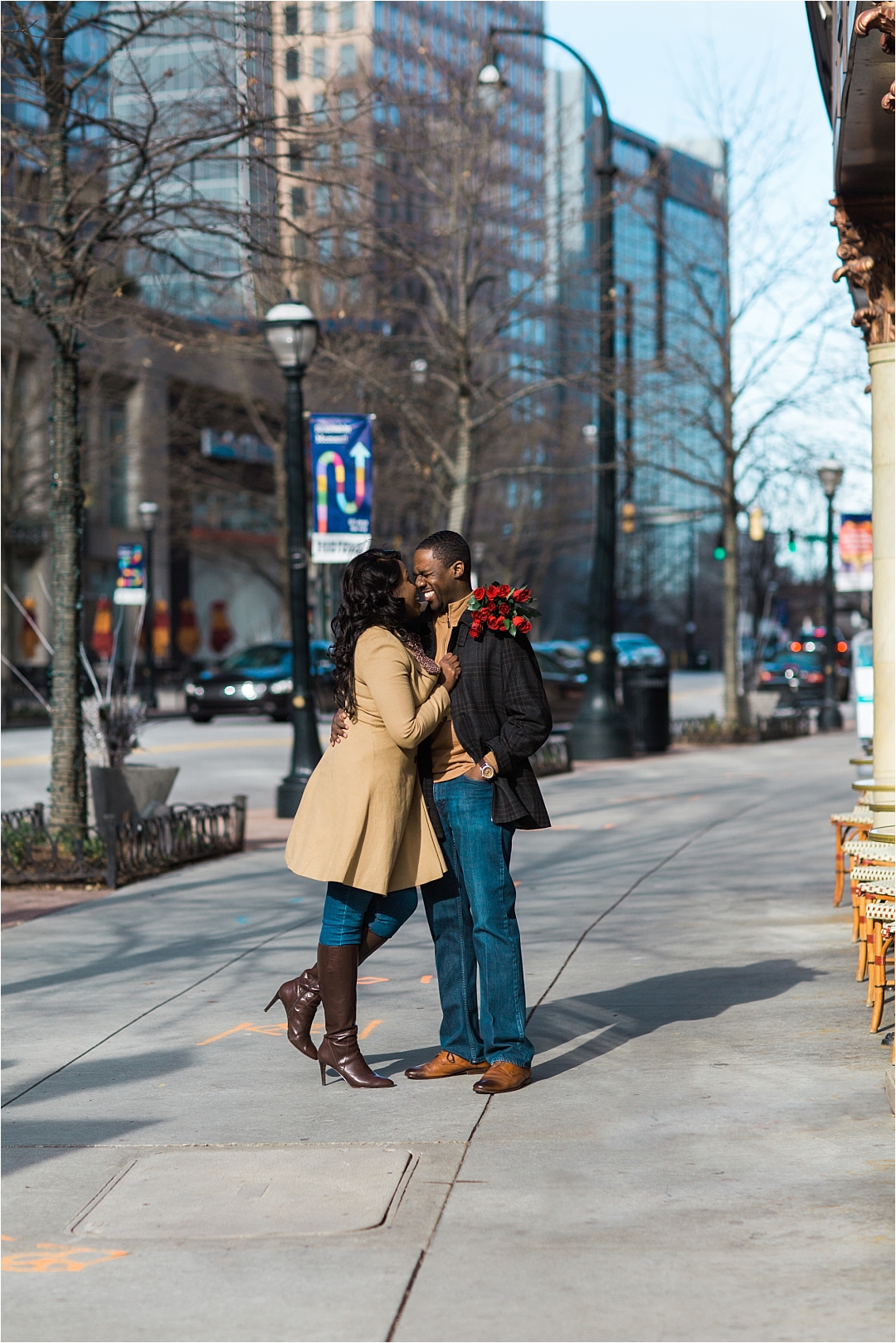 Classic engagement Session in the city_Photos by Atlanta's Top Wedding Photographer Leigh Wolfe